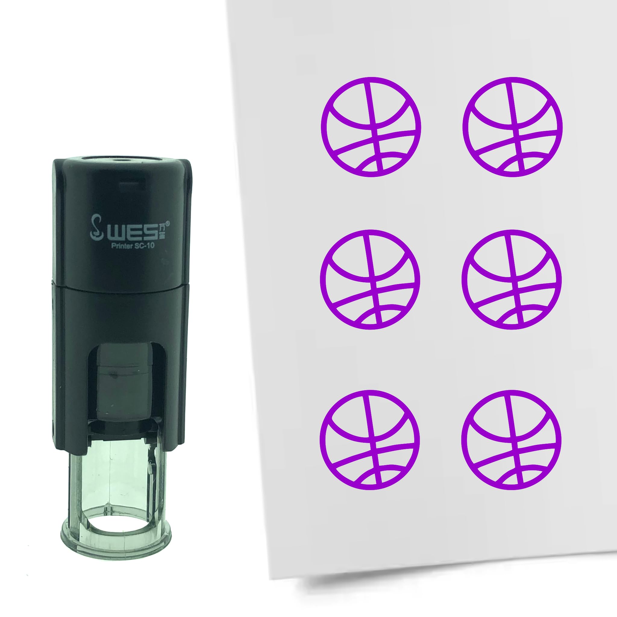 Tampon Encreur Rond Avion CombiCraft 10 Mm – Encre Noire Rechargeable, Parfait Bullet Journal, Cartes Et Projets Créatifs