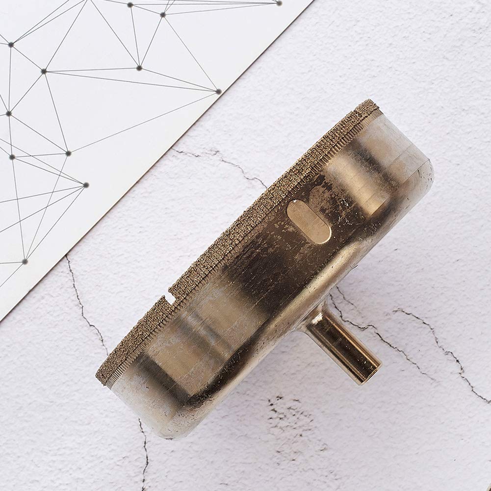 Utoolmart 1pcs 110mm/4.29 inch Diamond Drill Bit Hole Saw for Tile Glass Marble Granite Fiberglass Ceramic Tool Golden