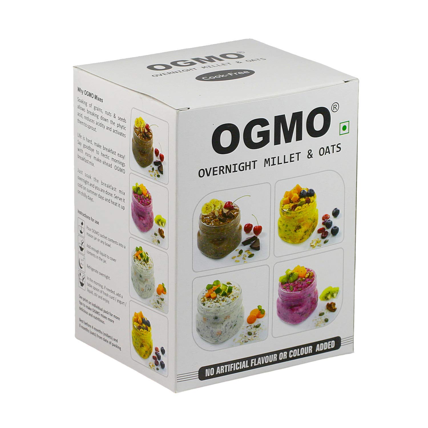 4 Pack Combo Overnight Millet & Oats Breakfast Mix (B07LDWBKPV) Amazon Price History, Amazon Price Tracker