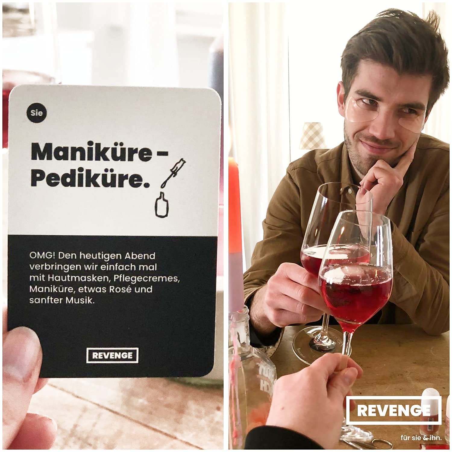 Revenge - das Kartenspiel für Paare - das Kartenspiel, um den Alltag auf EIN neues Level zu bringen - Kartenspiel - Witziges Spiel