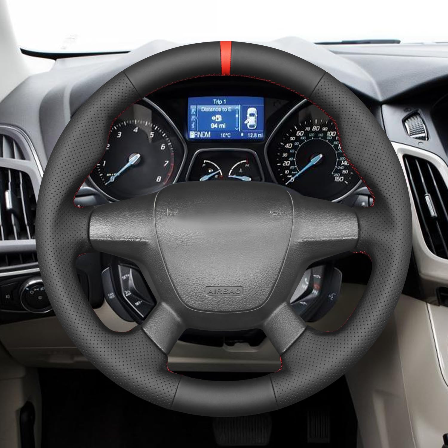 Coprivolante per auto personalizzato fai da te 100% adatto per Ford Focus 4 2019 2020 Fiesta 17-19 Tourneo 2018 2019 New Focus Accessori auto  34