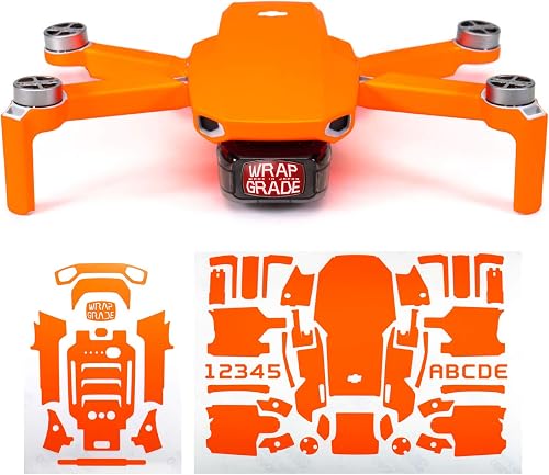 Skin Compatible avec DJI Mavic Mini (Neon Orange) WRAPGRADE