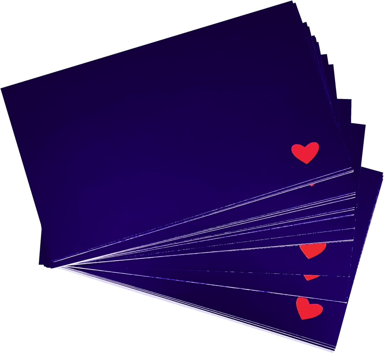 RXBC2011 Thank you for your support cards small business packaging appreciation notes 3.5x2 inches pack of 100 Navy - Image 2