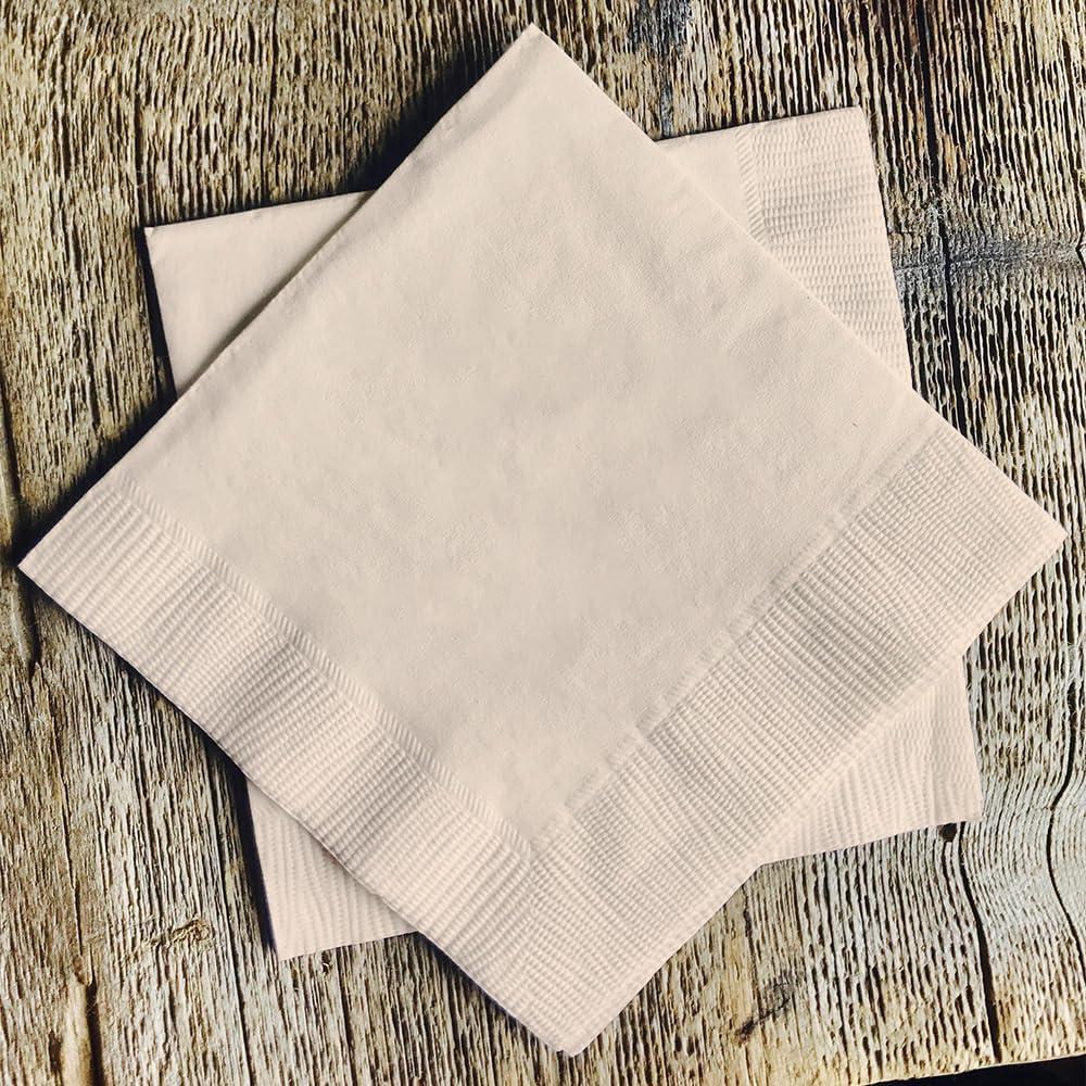 Tovagliolo in cellulosa 2 veli champagne cm 33x33