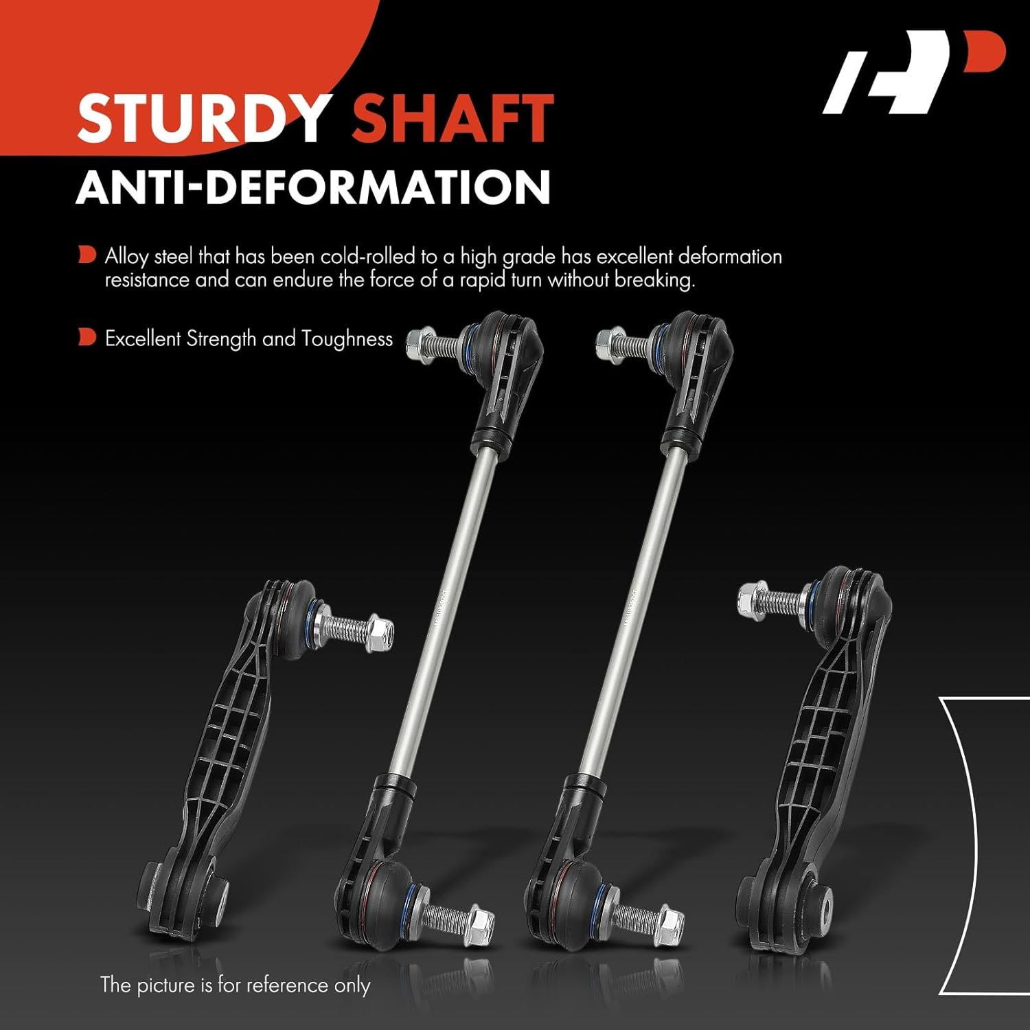 A-Premium Set of 4, Front and Rear Sway Bar Link Stabilizer Link Kit, Compatible with Volvo XC40 2019-2024, XC40 Recharge 2021-2024, C40 Recharge 2022-2024
