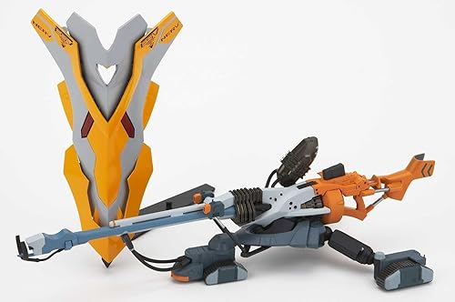 Revoltech Neon Genesis Evangelion Película Edition Positron Rifle & ESW Shield Set