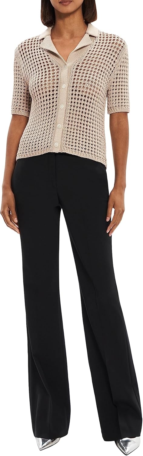 Theory Womens Shrunken Camp Shirt