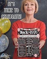 Vista 160 de Lone Star Art 66ª Reunión de Graduados (Sesenta y seis) Decoración en Oro - Recordando El Año - Clase de 1959 - Póster Sin Marco de 11x14 - Globos