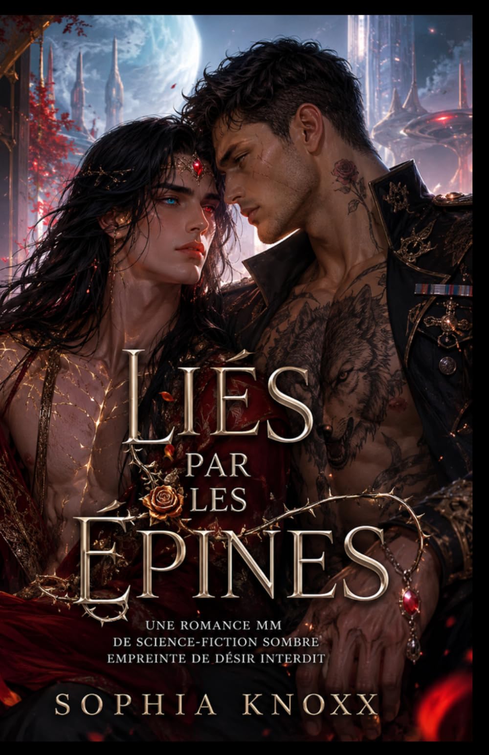 Liés par les Épines: Une romance MM de science-fiction sombre empreinte de désir interdit