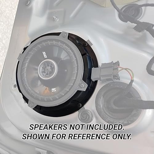 Miniatura 6 de Scosche SAVW6 - Adaptadores de altavoz de 5.25 a 6.5 pulgadas compatibles con vehículos Audi y VW 1998-2018 seleccionados  5 14 pulgadas a 6 12