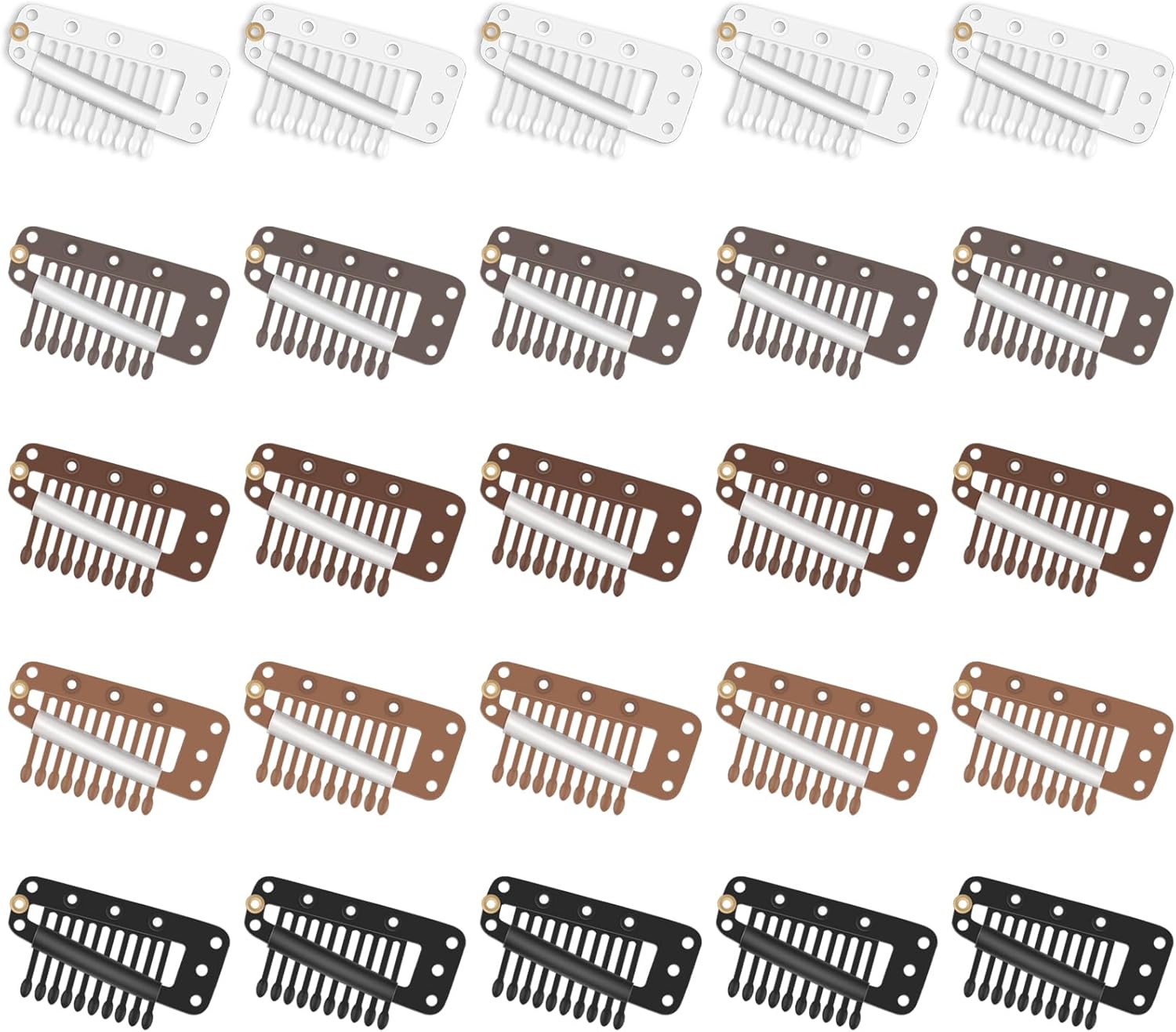 50 Pcs Wig Clips Snap Clips UShape,Wig Hair Extension Clips Wig Snap
