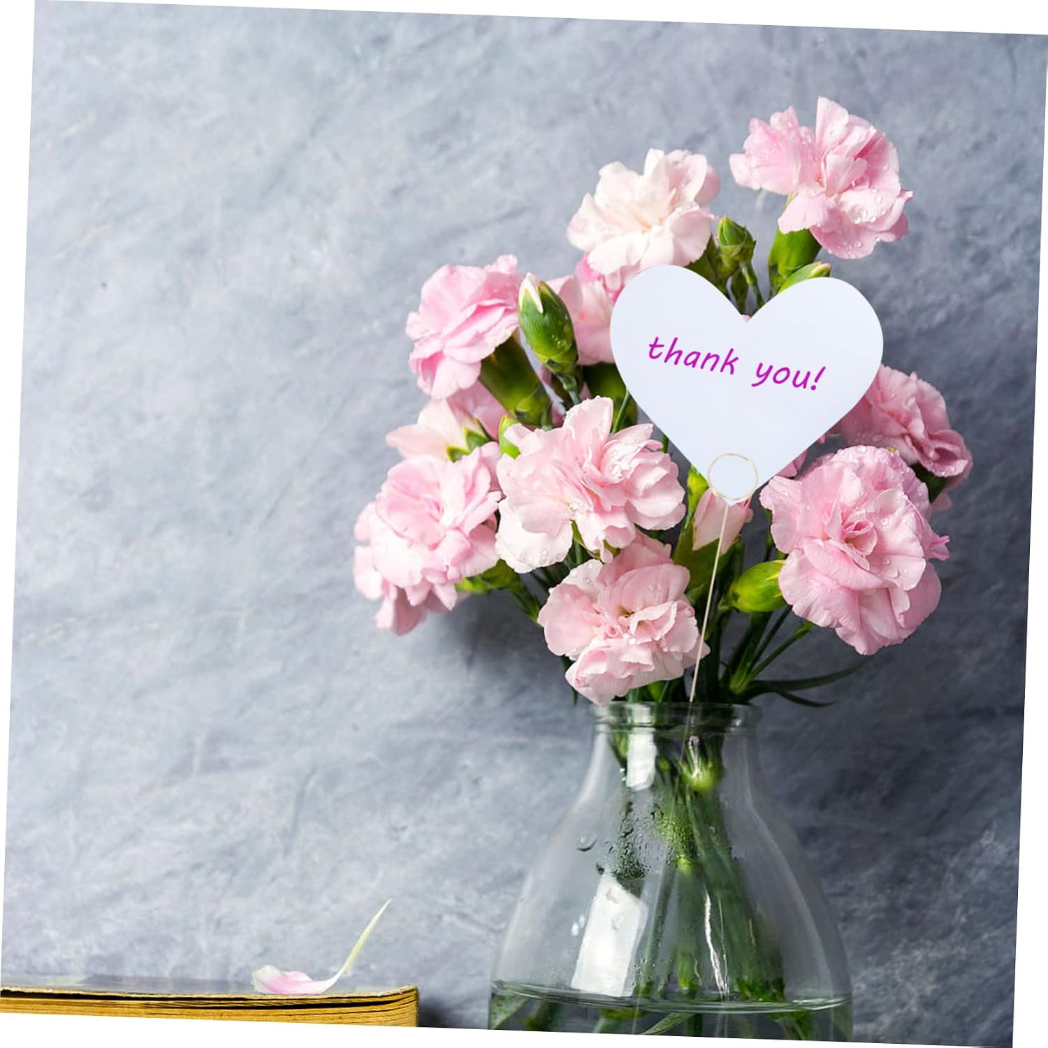 Gadpiparty 60pcs Small Round Photo Clip Card Holder Picks Picture Holders for Centerpieces Table Card