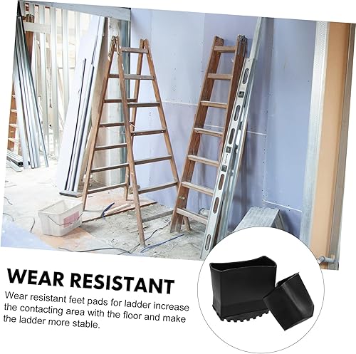 Miniatura 4 de 4 pies de escalera plegables para muebles para el hogar, protectores de patas para sillas, escaleras plegables, patas de goma, escalera de 6 pies,