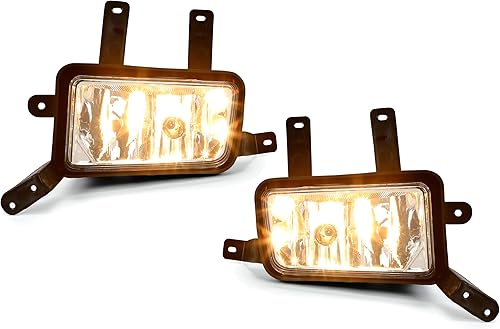 Miniatura 9 de ECOTRIC Luces antiniebla con labios cromados compatibles con Chevy Chevrolet Tahoe Suburban 2015-2020 con interruptor y kit de cableado de repuesto