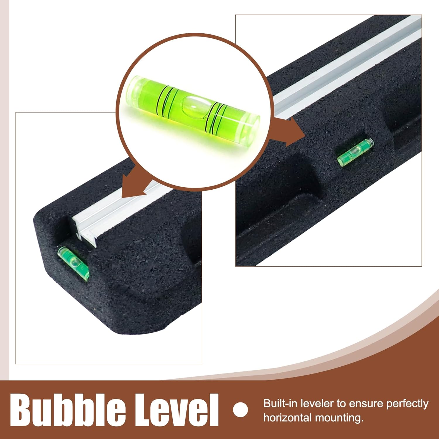 BJADE'S Mini Split Floor Mounting Base Mounting Feet,Rubber Anti-Vibration Pads for Mini Split AC Condenser,Shock Absorbing.