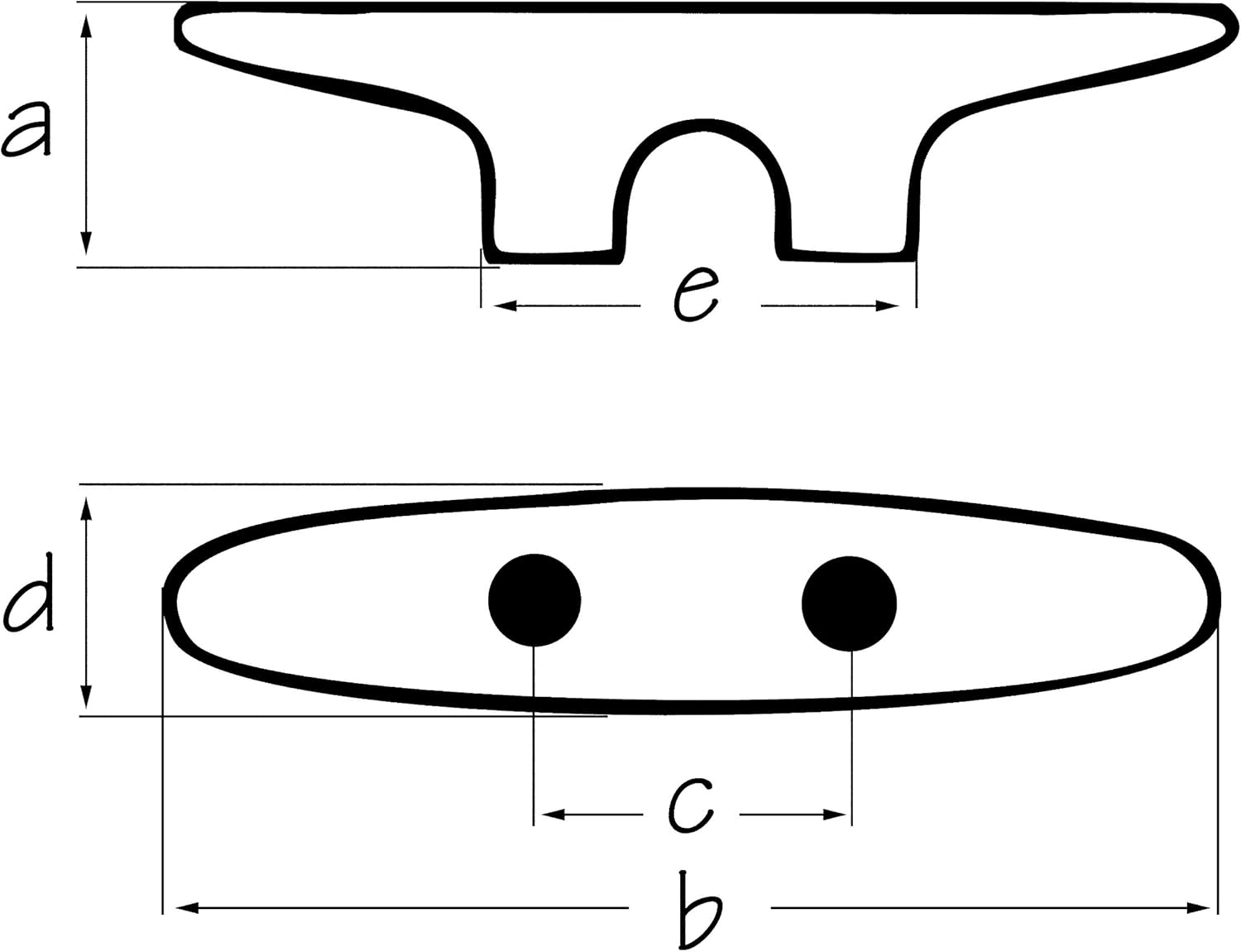 SeaSense Cleat (Black Nylon, 6- Inch) : Boating Cleats And Chocks : Sports & Outdoors