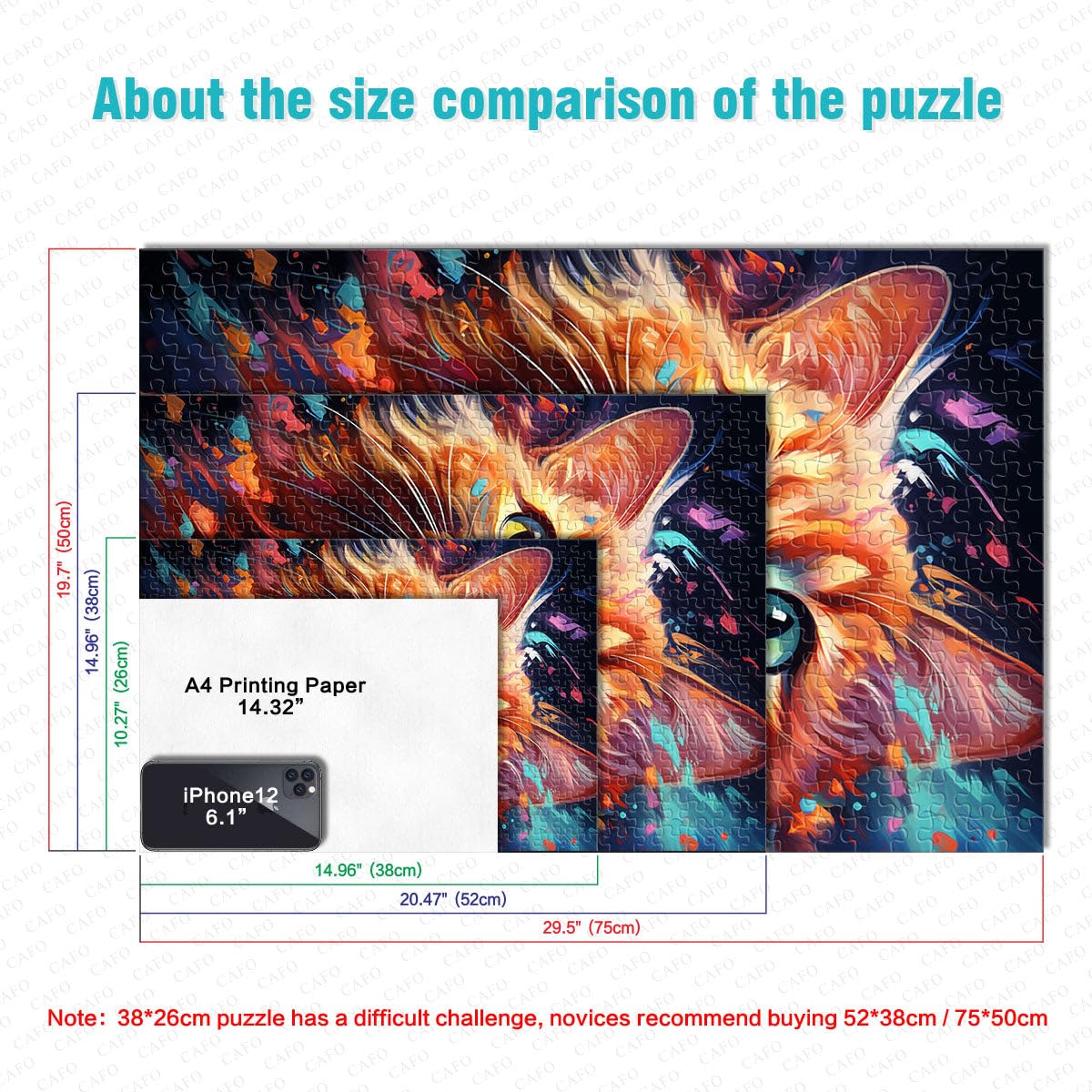 Puzzle para adultos, gatos lindos, rompecabezas de 2000 piezas, juegos educativos, 27,56 x 39,37 pulgadas, rompecabezas de mapa gris para adultos y familias, juguete educativo