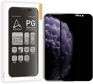 ARMOR Flexible Glass 2.5D Full Coverage Screen Protector for iPhone 11Pro Max/XS Max, Privacy Guard with 9H