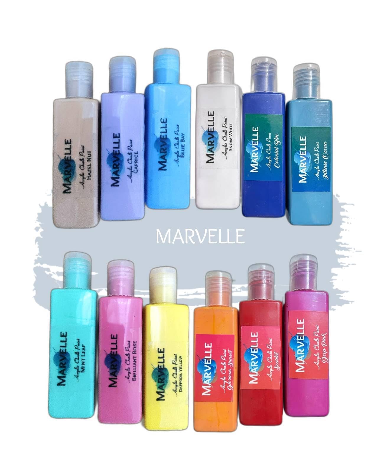 GREENARTZ MARVELLE Acrylic Chalk Paints 50ml - 3 shades (Tricolour) for Body art, wood furniture walls canvas paintings| Waterbased | Non toxic (B0C6V1TWFP) Amazon Price History, Amazon Price Tracker
