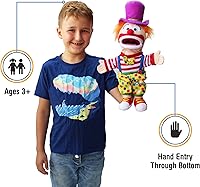 Vista 2 de Payaso de 14", marioneta de mano