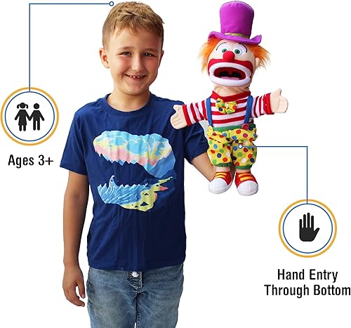 Miniatura 2 de Payaso de 14", marioneta de mano