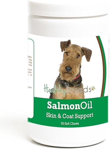 Miniatura 111 de Healthy Breeds Golden Retriever - Aceite de salmón masticable suave, 90