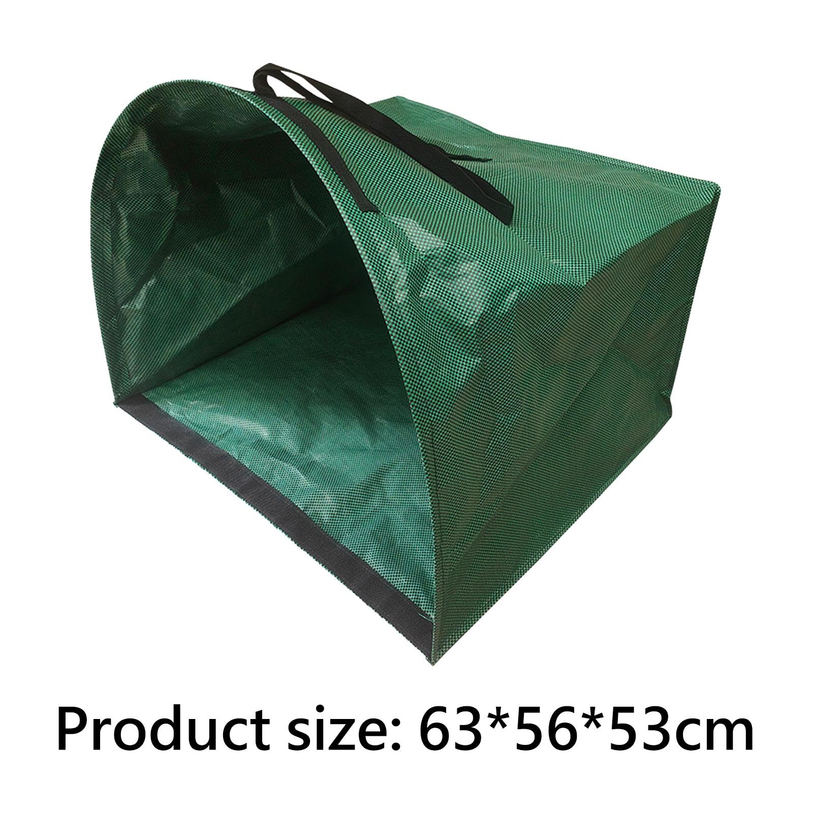 Leaf Bag Dustpan Type Garden Bag Reusable Lawn Bag for Grass Clippings Weeds Camping Waste Collection