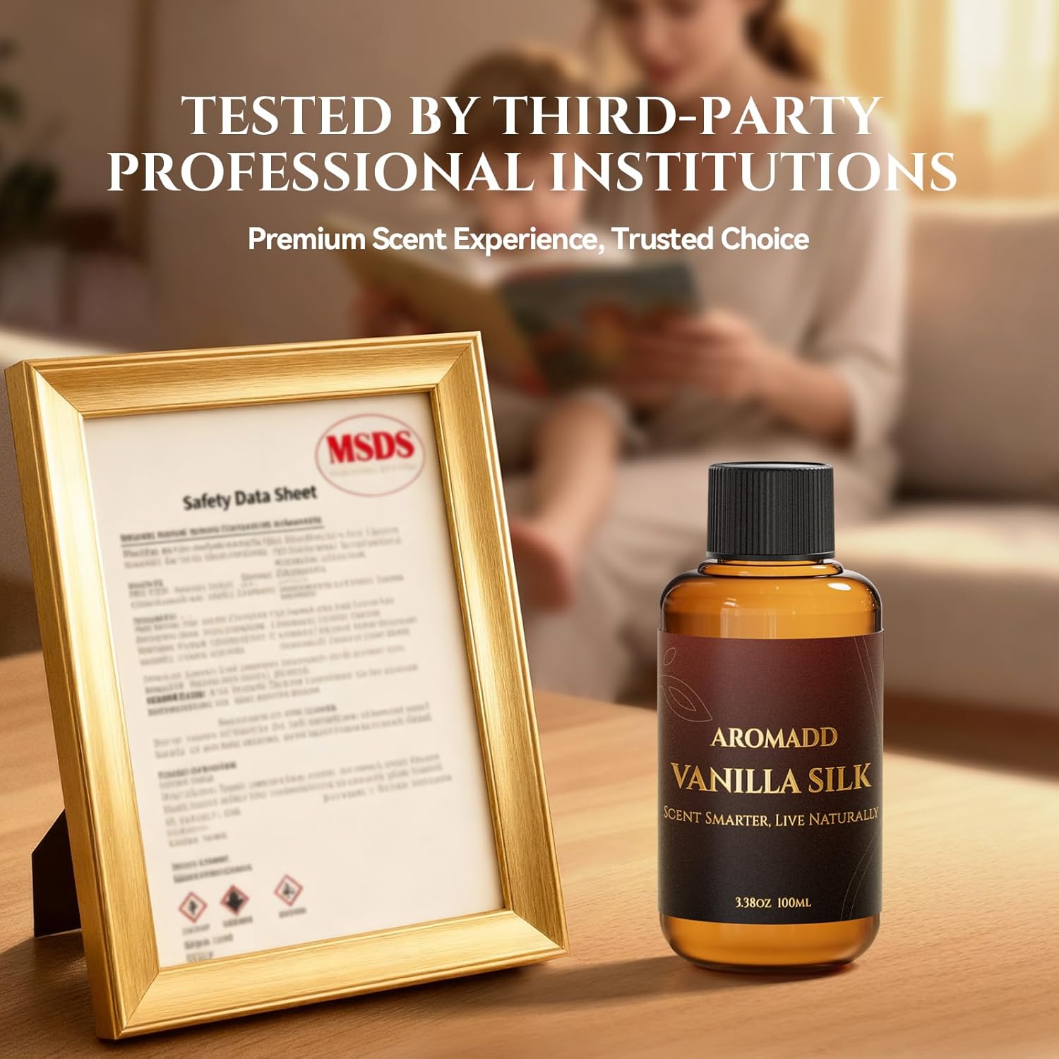 AROMADD Vanilla Silk Diffuser Oil Inspired by Luxury Hotel Scent 3.38 Fl Oz (100ml), Aroma Diffuser & Hotel Fragrance Diffuser Oil, Essential Oil Diffuser for Aromatherapy, Long-Lasting - Image 5