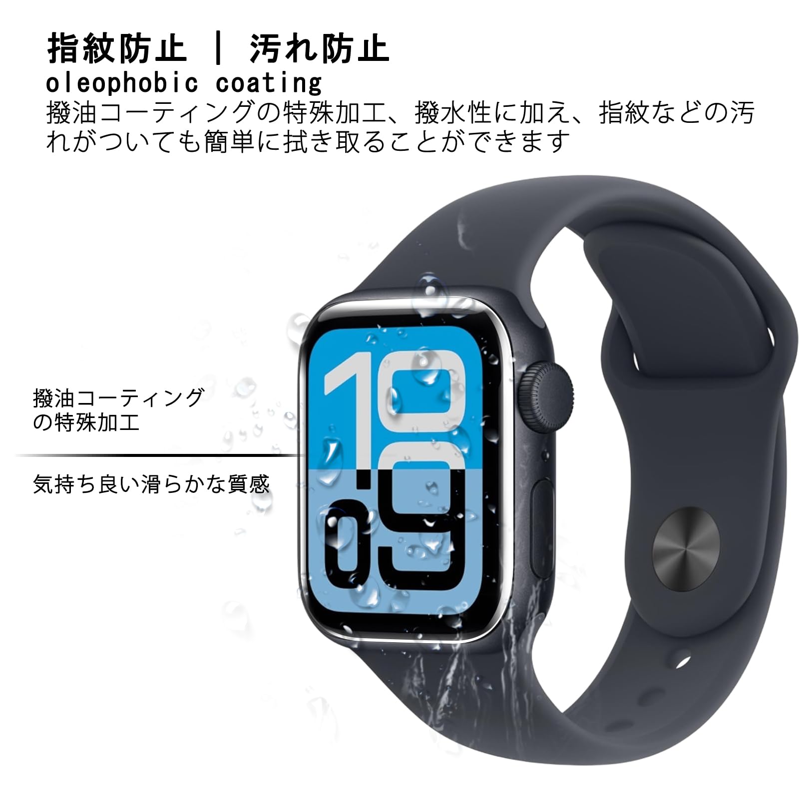 Amazon.co.jp: PRODELI For Apple Watch 41mm/ 40mm 用 フィルム