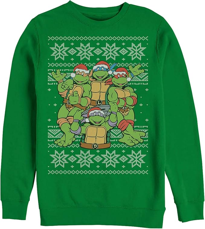 teenage mutant ninja turtles christmas jumper
