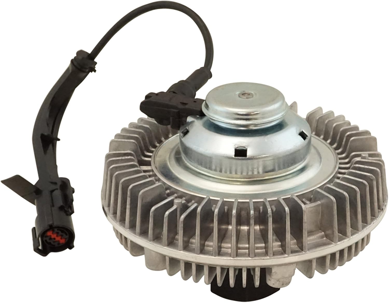 TRQ Electric Radiator Cooling Fan Clutch for Super Duty Power Stroke 6.0L V8 Diesel