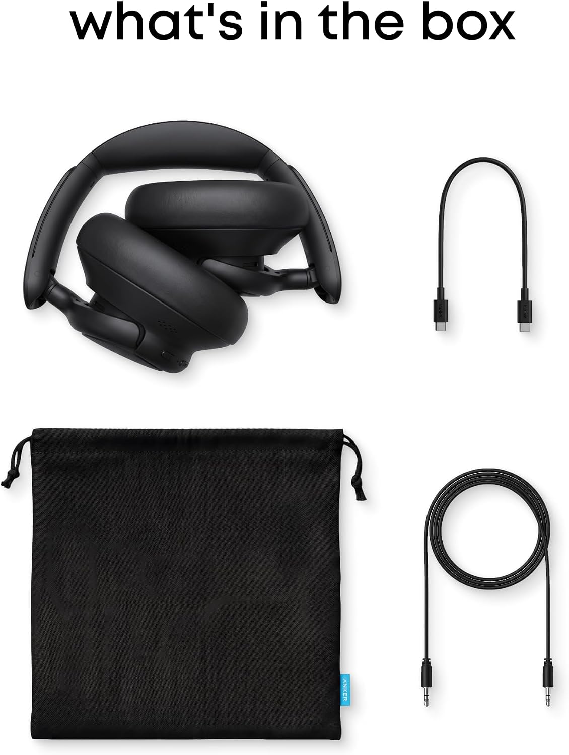 Soundcore by Anker Q31i, Adaptive Noise Cancelling Over-Ear Headphones