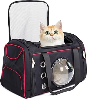 Mfox Pet Carrier Airline Approved, Cat Carriers for Medium Cats Small Cats, Soft Dog Carriers for Small Dogs Medium Dogs, TSA Approved Pet Carrier for Cats Dogs of 15 Lbs, Puppy Carrier