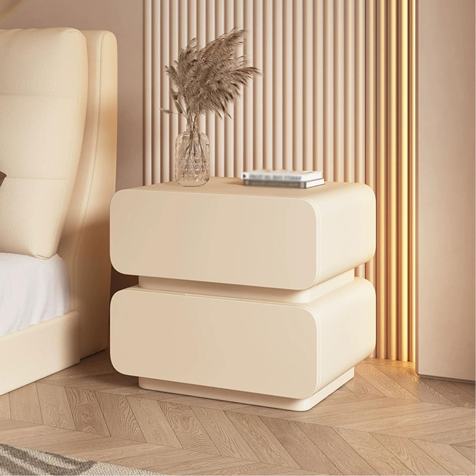 Table chevet bois massif robuste au design épuré haute stabilité