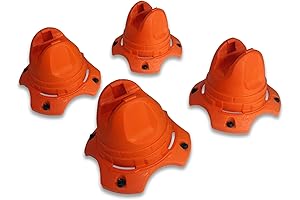 Underpass-X Training Cones (Set of 4) Hockey Training Aid Uses Spare Stick,...