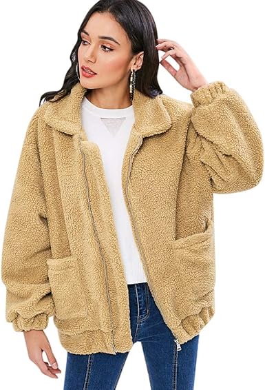 fluffy jacket zaful