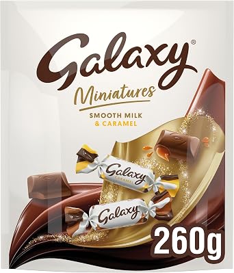 Galaxy Assorted Smooth Milk Chocolate Christmas Sharing Pouch 260g