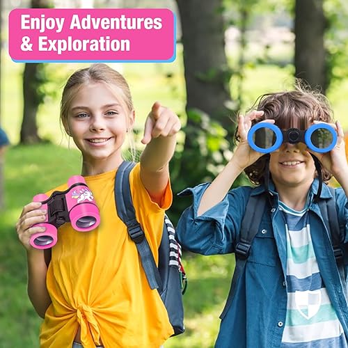 Miniatura 2 de Binoculares de unicornio para niños, juguetes de regalos para niños de 3, 4, 5, 6, 7, 8, 9, 10 años de edad, binoculares para niños y niñas en