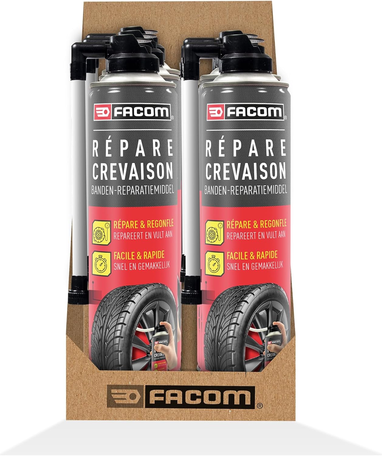 Vue détaillée : Réparez vos crevaisons avec Facom en {{year}}