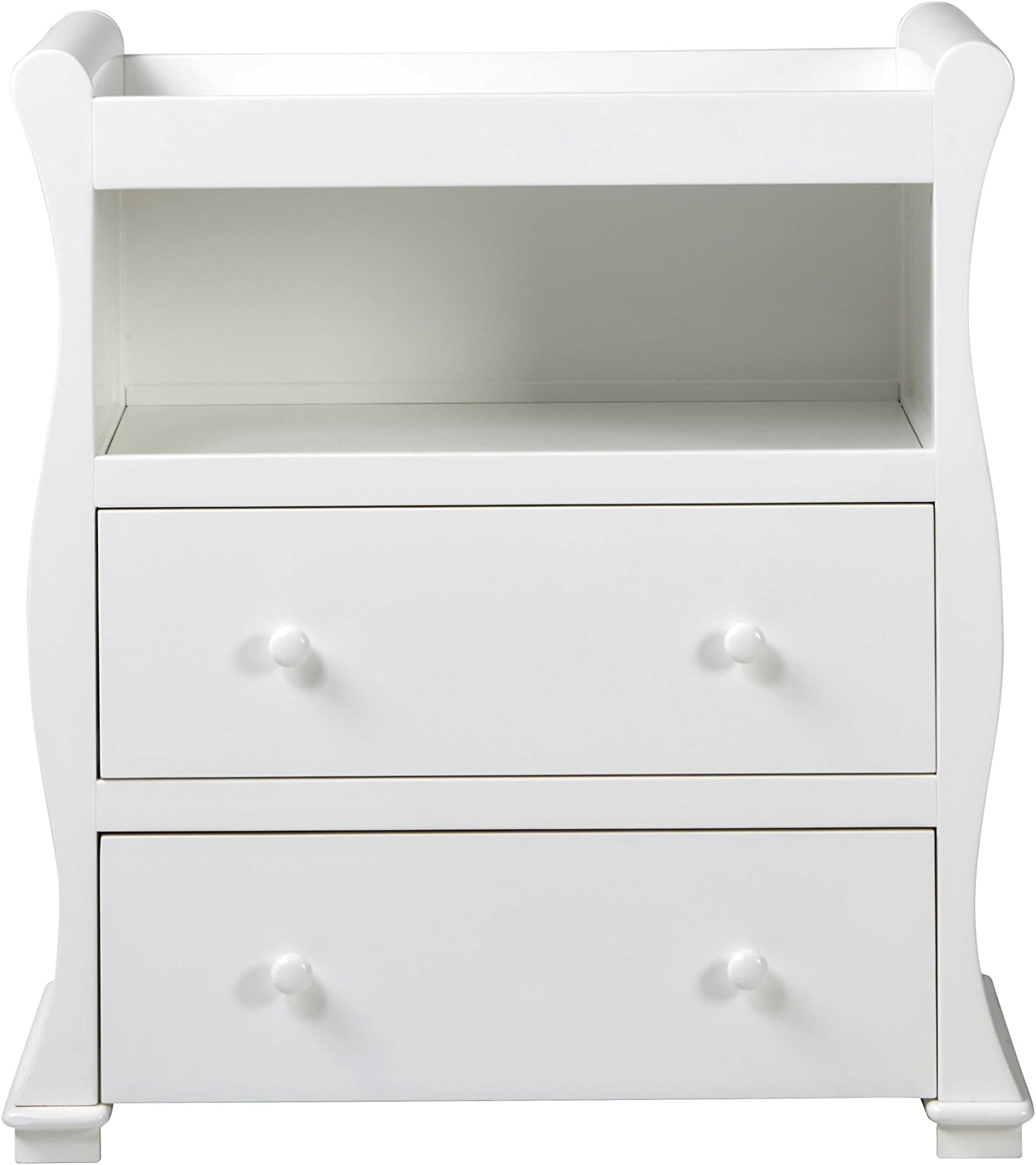 East Coast Alaska Sleigh Dresser, White