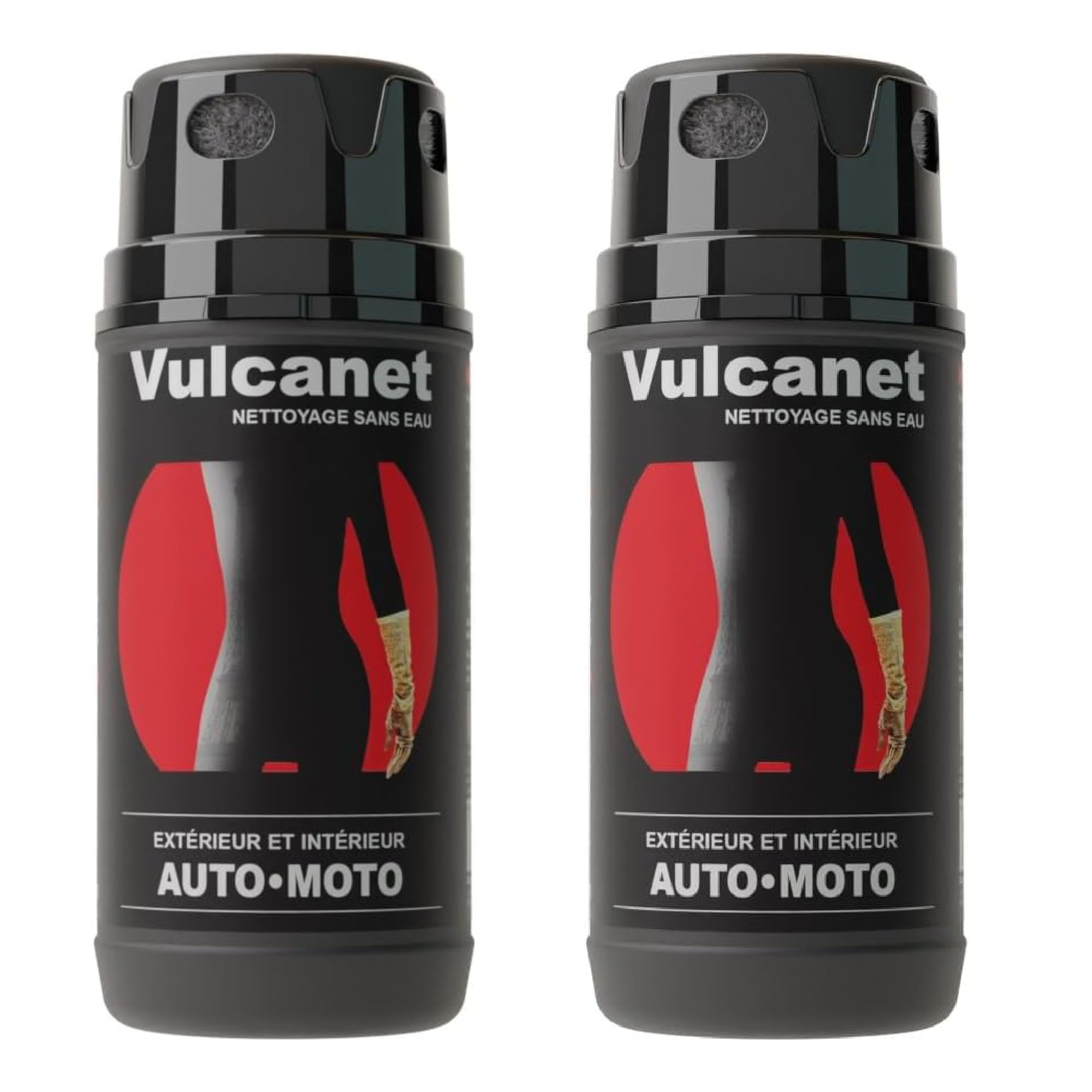 Vulcanet 160 Salviettine per la pulizia senza acqua + 2 x Microfibre (2 scatola), ?2.8 kg