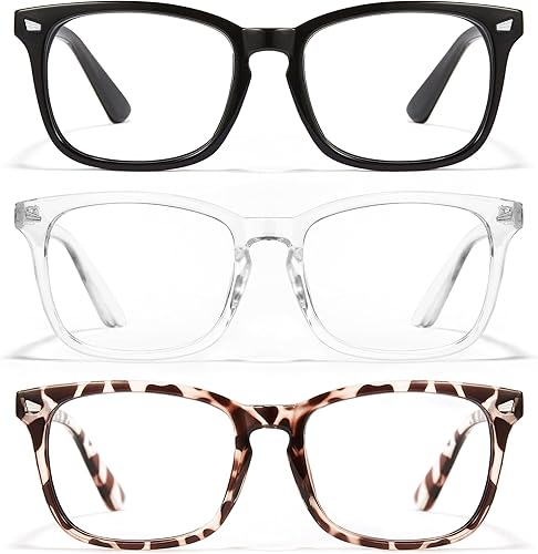 Vista 20 de Cyxus Lentes de luz azul para hombres y mujeres que reducen la fatiga ocular con bloqueo UV para pantalla de computadora 8082