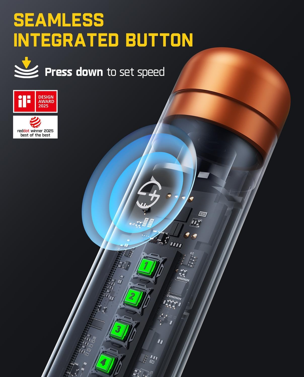 Fanttik F2 Master Mini Cordless Rotary Tool Kit for 3D Printer Sanding