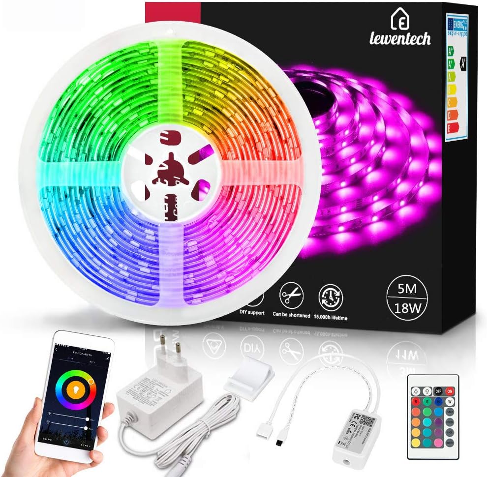 Buy Led Strip Lights 16 4 Ft Led Light Strip Works With Alexa And Google Assistant Smart Wifi Led Color Changing Lights Smart Mood Lighting For Bedroom Gaming Desk Gaming Chair Tv And Room Decoration Online In Buy Led Strip Lights 16 4 Ft Led Light Strip Works With Alexa And Google Assistant Smart Wifi Led Color Changing Lights Smart Mood Lighting For Bedroom Gaming Desk Gaming Chair Tv And Room Decoration Online In