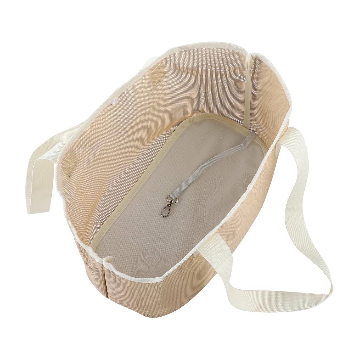 Sac de Transport pour Animaux de Compagnie Maille Respirant Eté Cage de Transport Portable Chien Chat Extérieur Sac de Voyage avec Corde de Sécurité et Tapis Amovible pour Chaton Chiot Petits Animaux
