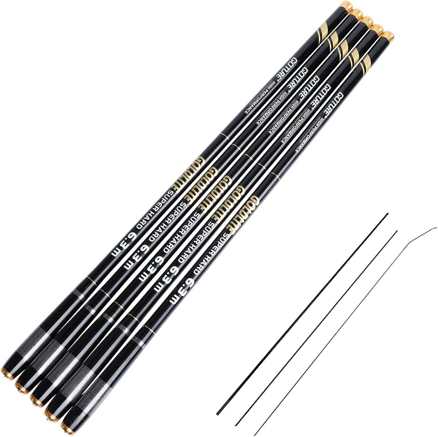 Goture Telescopic Tenkara Fishing RodPortable Hand Fishing Poles 12-24Ft