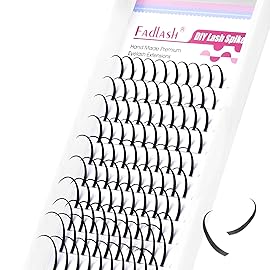 Spike Lash Clusters Lash Spikes D Curl Manga Lashes 13-21mm Soft and Lightweight Fairy Spiky Lash Clusters DIY Eyelash Clusters at Home by FADLASH (0.07D, 13-21mm)
