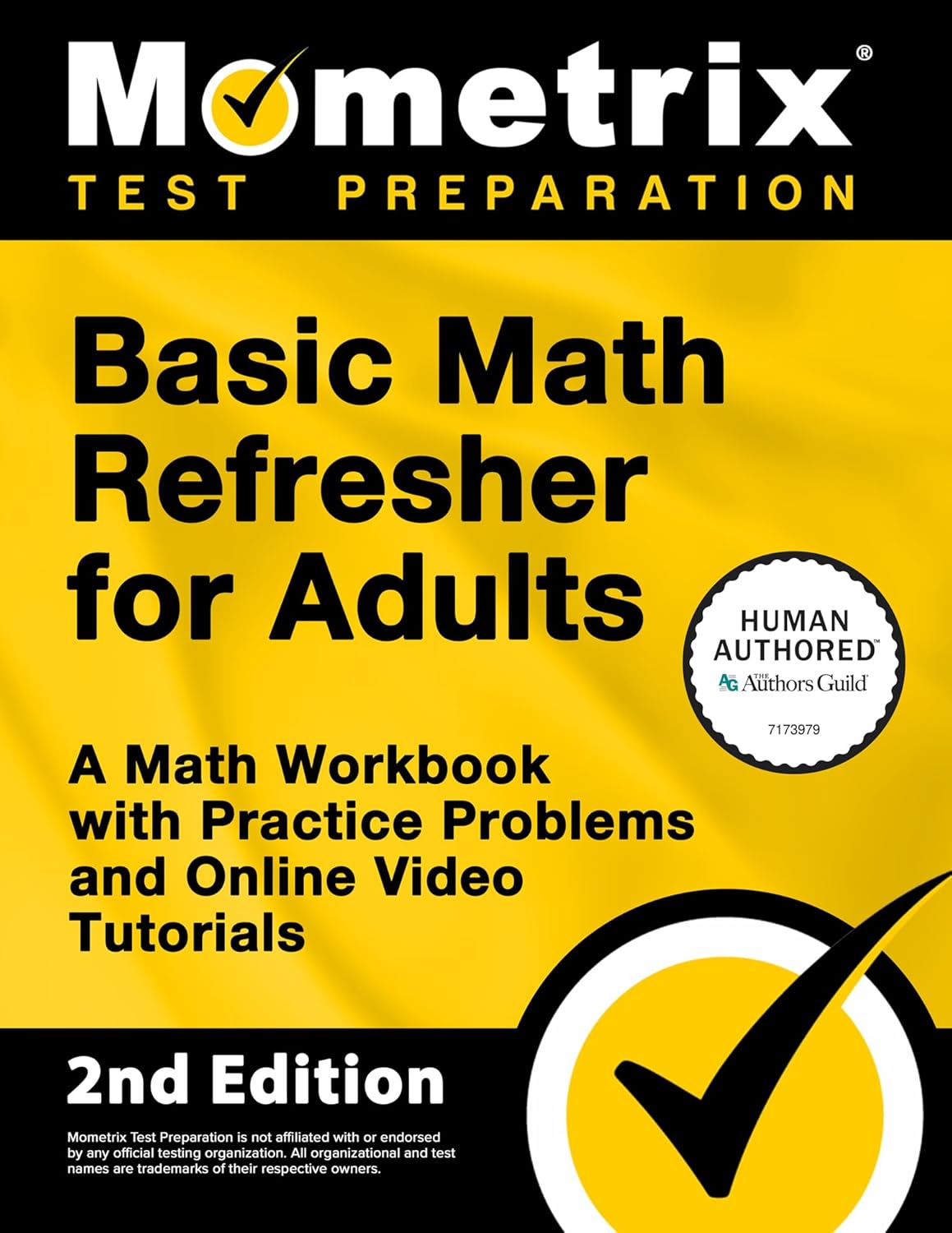 Basic Math Refresher for Adults Workbook: 2nd Edition with Practice Problems & Online Video Tutorials