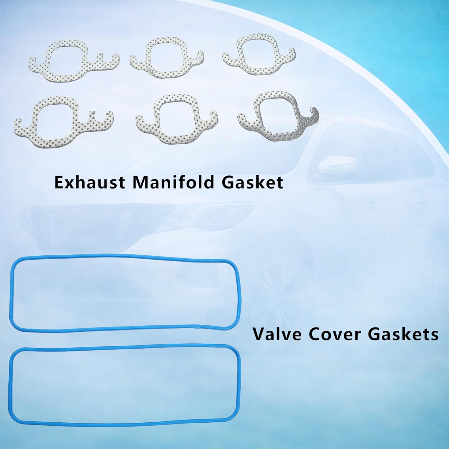 4.3 Engine Rebuild Kit Head Gasket Set W/Bolts & Bearings For Chevrolet S10 Silverado 150 Astro Blazer Express GMC Sierra Safari Savana 1996-2006 4.3L V6 Fix Overheating Knocking Oil Pressure