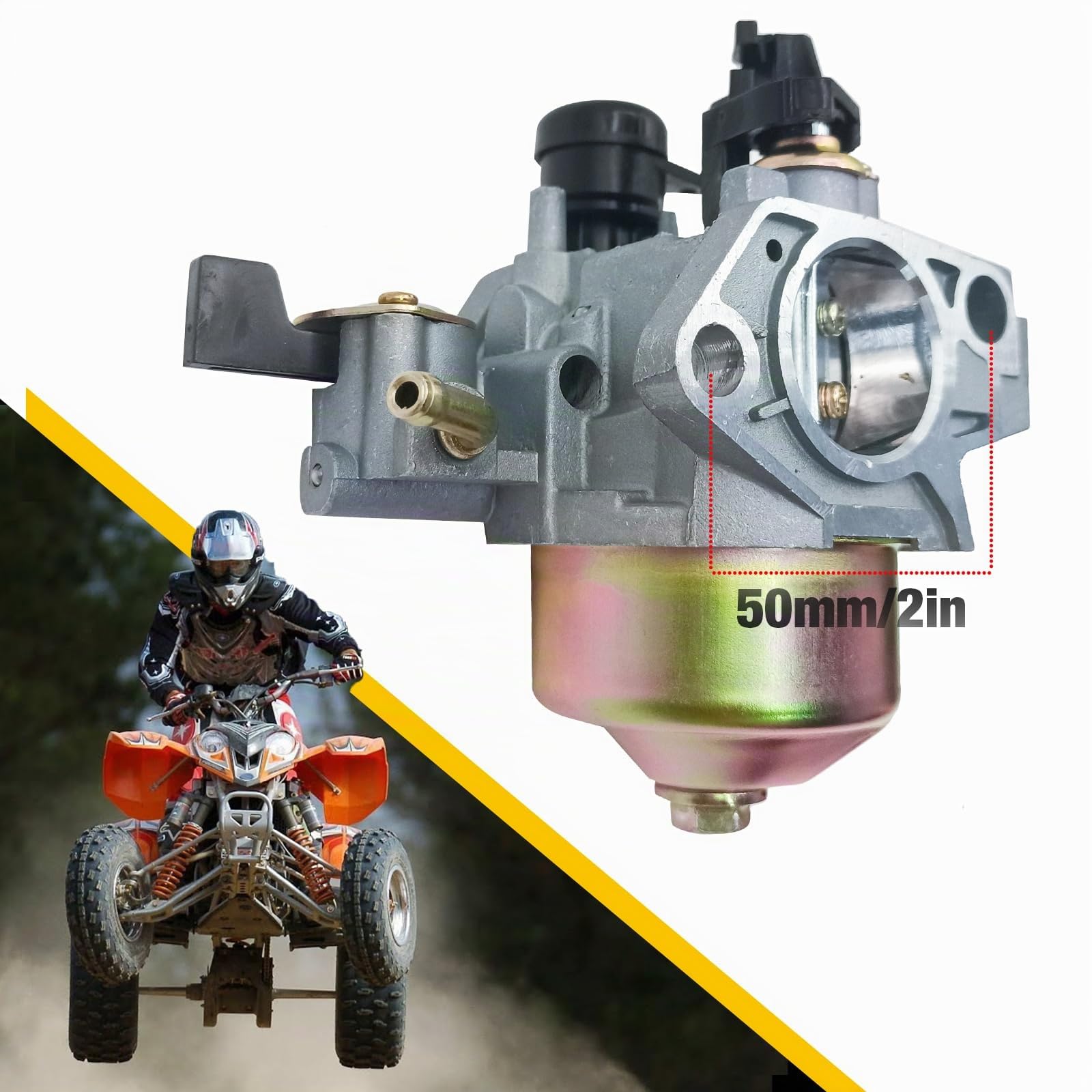Kit de carburateur Kurihina compatible avec 16100-Z5V-801 adapté au carburateur Honda GXV390